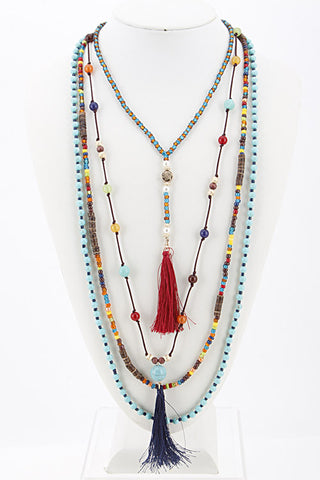 AMERICAN INDIAN TELLER STYLE NECKLACE